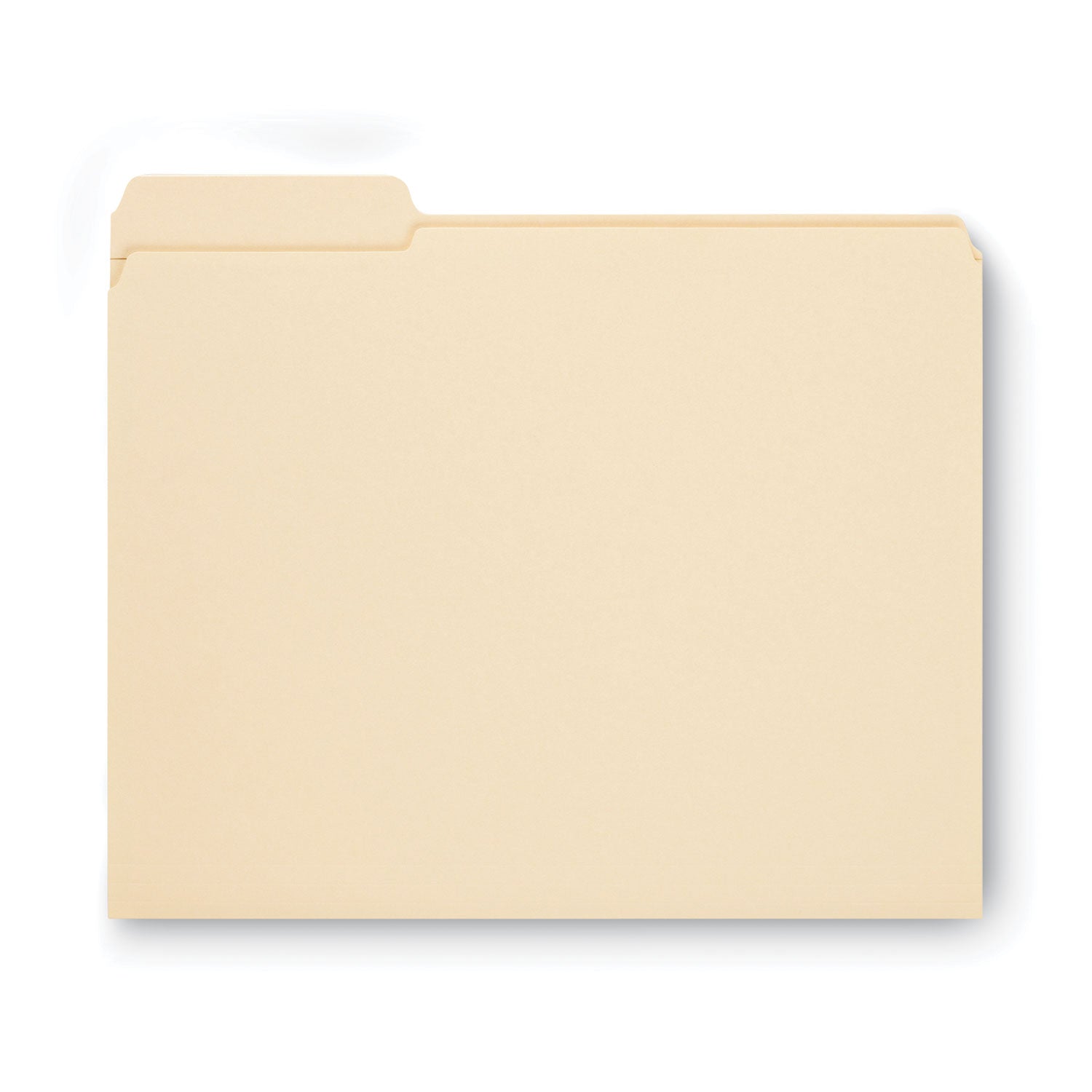 Smead Reinforced Tab Manila File Folders, 1/3-Cut Tabs: Left Position, Letter Size, 0.75" Expansion, 11-pt Manila, 100/Box