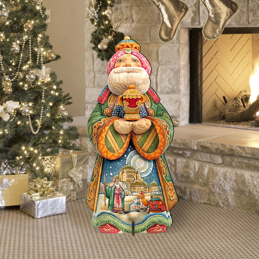 King Gaspar Nativity Outdoor Decor by G. DeBrekht - Nativity Holiday Decor - 8152651F