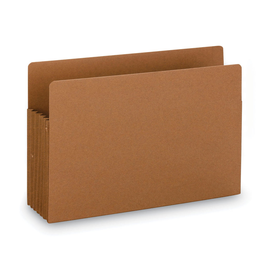 Smead Heavy-Duty Redrope End Tab TUFF Pockets, 5.25" Expansion, Legal Size, Redrope, 10/Box
