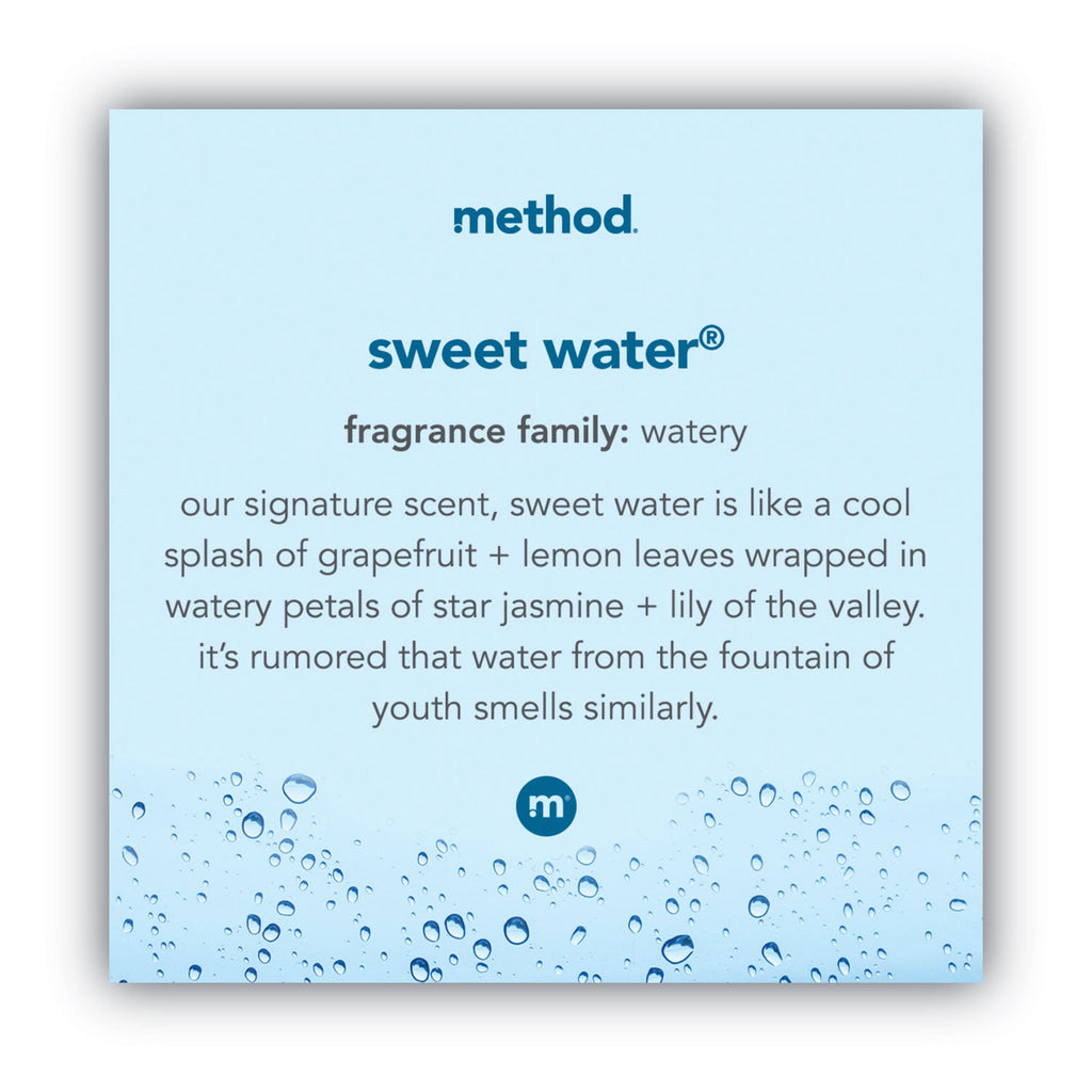 Method Foaming Hand Wash, Sweet Water, 10 oz Pump Bottle