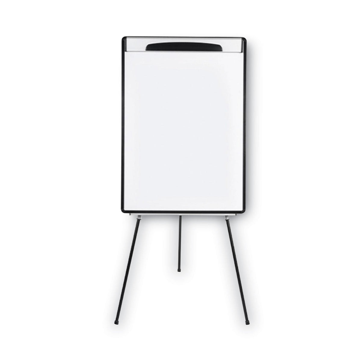 MasterVision Magnetic Gold Ultra Dry Erase Tripod Easel with Extension Arms, 32" to 72", Black/Silver