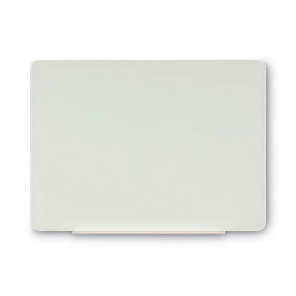 MasterVision Magnetic Glass Dry Erase Board, 48 x 36, Opaque White
