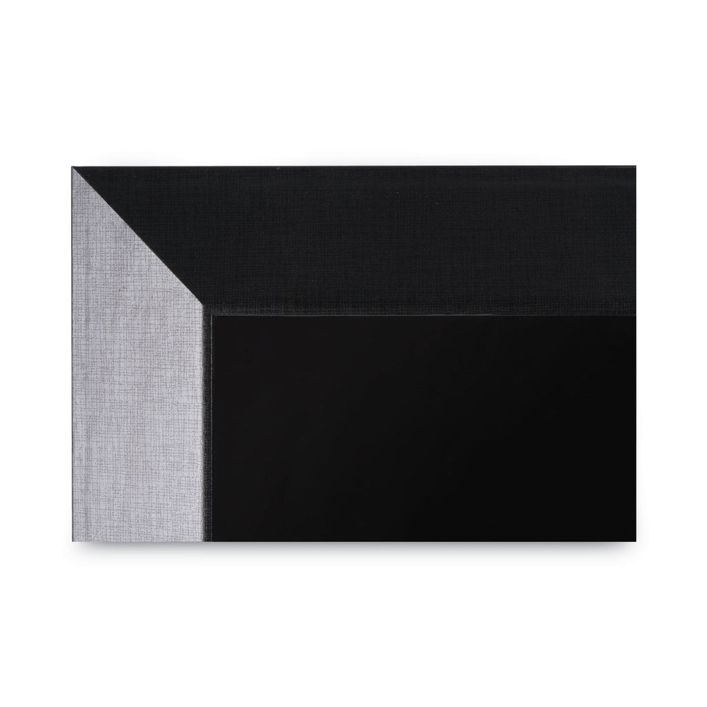 MasterVision Kamashi Wet-Erase Board, 48 x 36, Black Frame