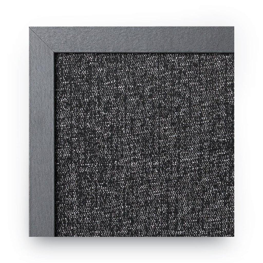 MasterVision Combo Bulletin Board, Bulletin/Dry Erase, 24X18, Black Frame