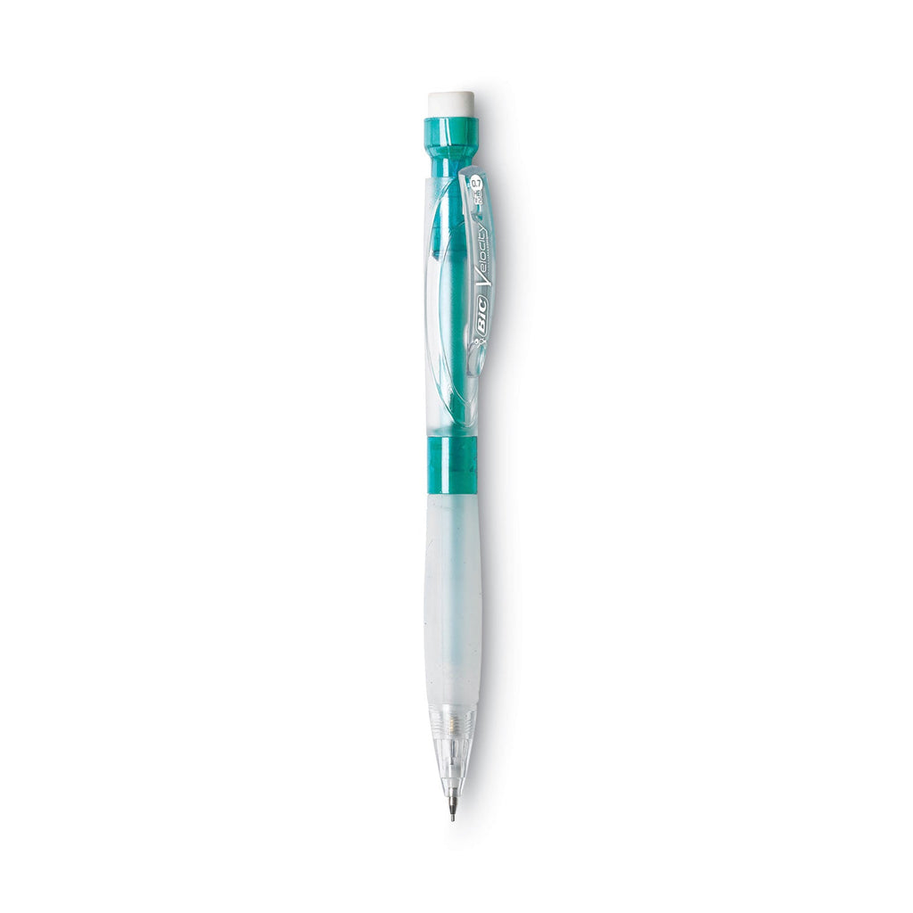 BIC Velocity Max Pencil, 0.7 mm, HB (#2.5), Black Lead, Assorted Barrel Colors, 2/Pack