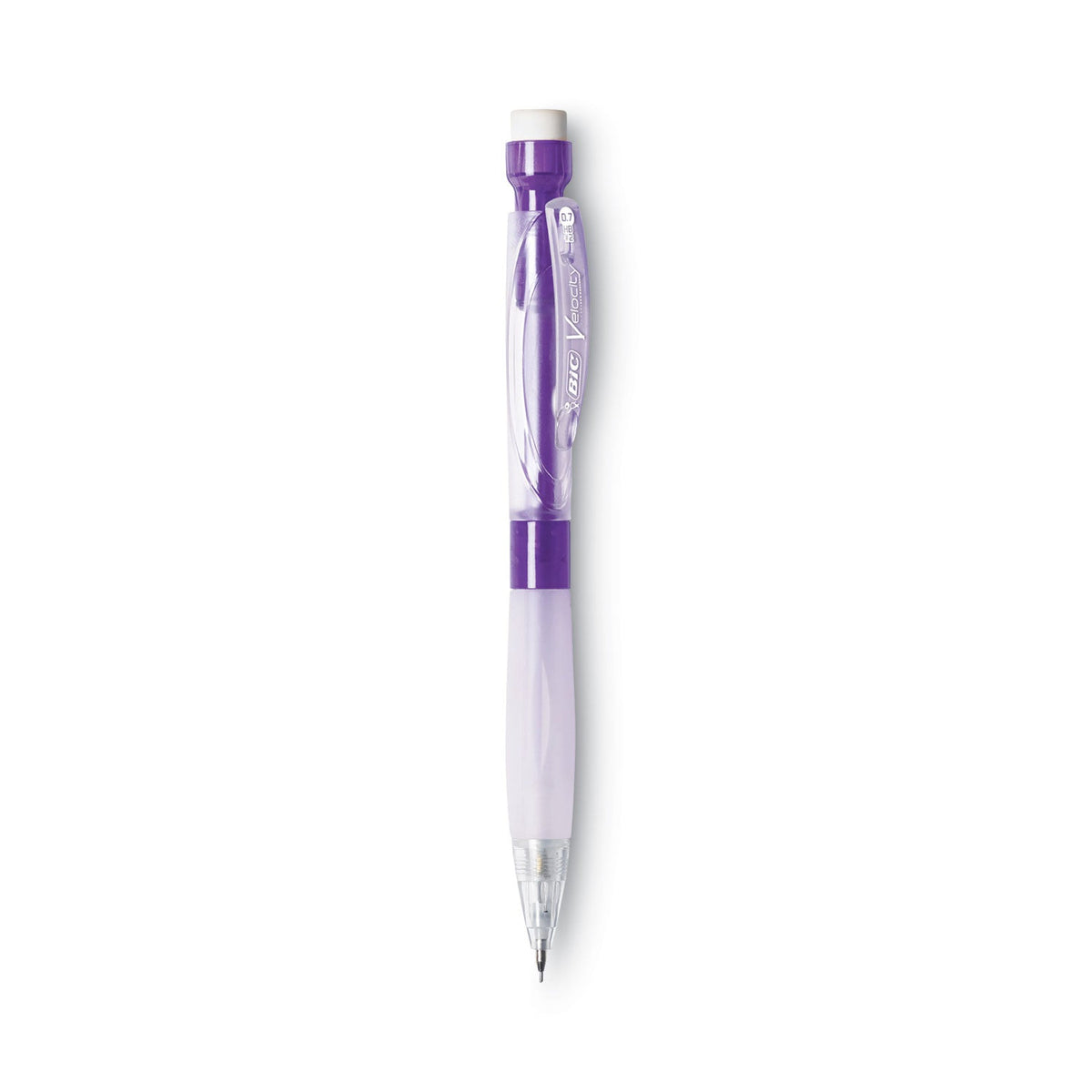 BIC Velocity Max Pencil, 0.7 mm, HB (#2), Black Lead, Assorted Barrel Colors, 5/Pack