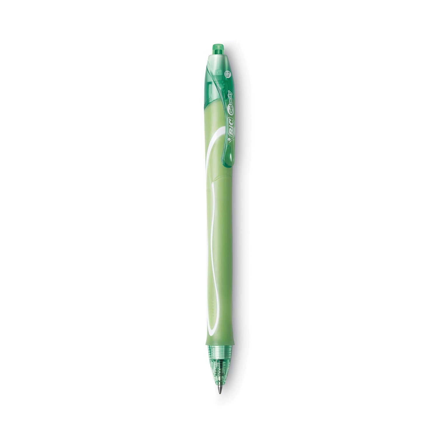 BIC Gel-ocity Quick Dry Gel Pen, Retractable, Fine 0.7 mm, 12 Assorted Ink and Barrel Colors, Dozen