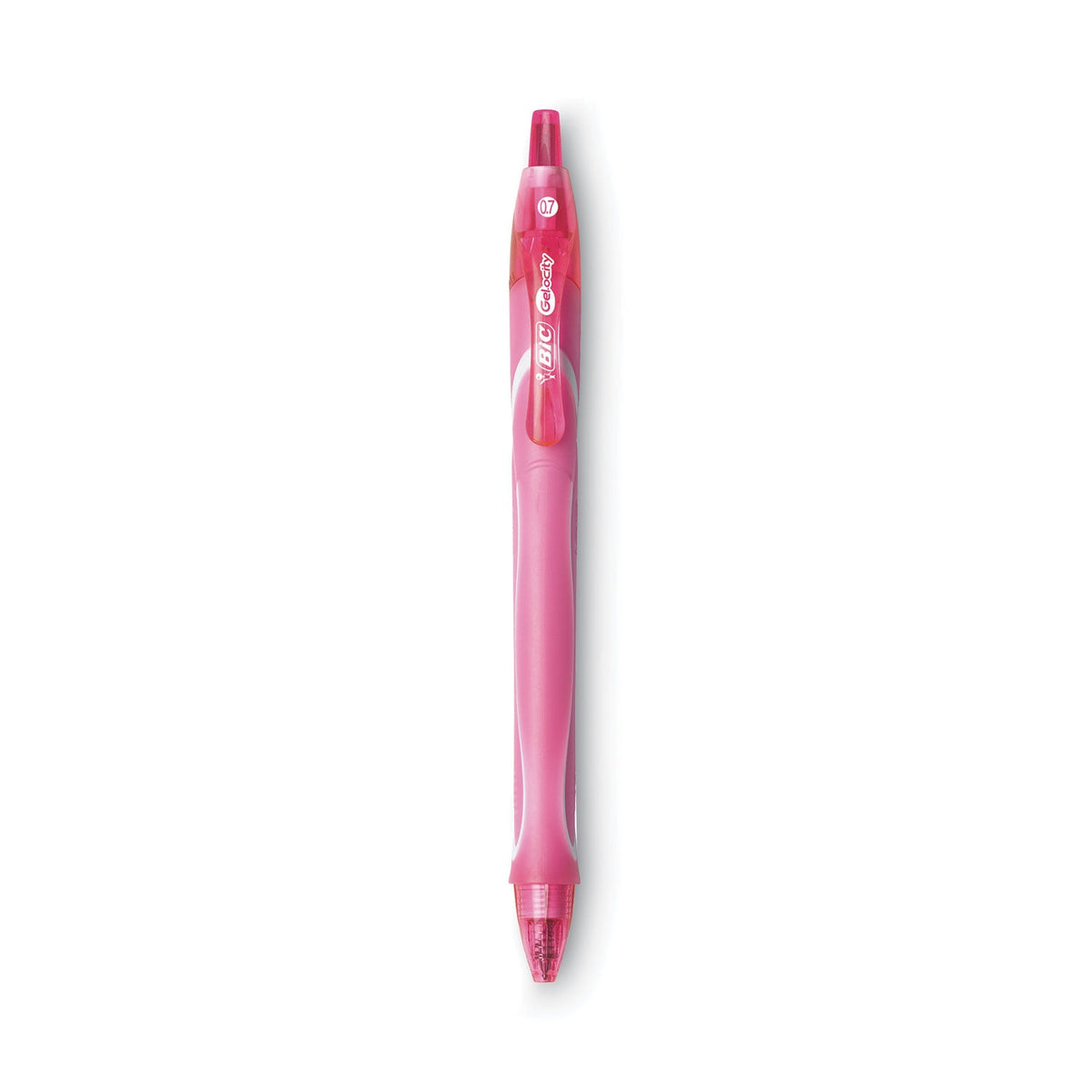 BIC Gel-ocity Quick Dry Gel Pen, Retractable, Fine 0.7 mm, 12 Assorted Ink and Barrel Colors, Dozen