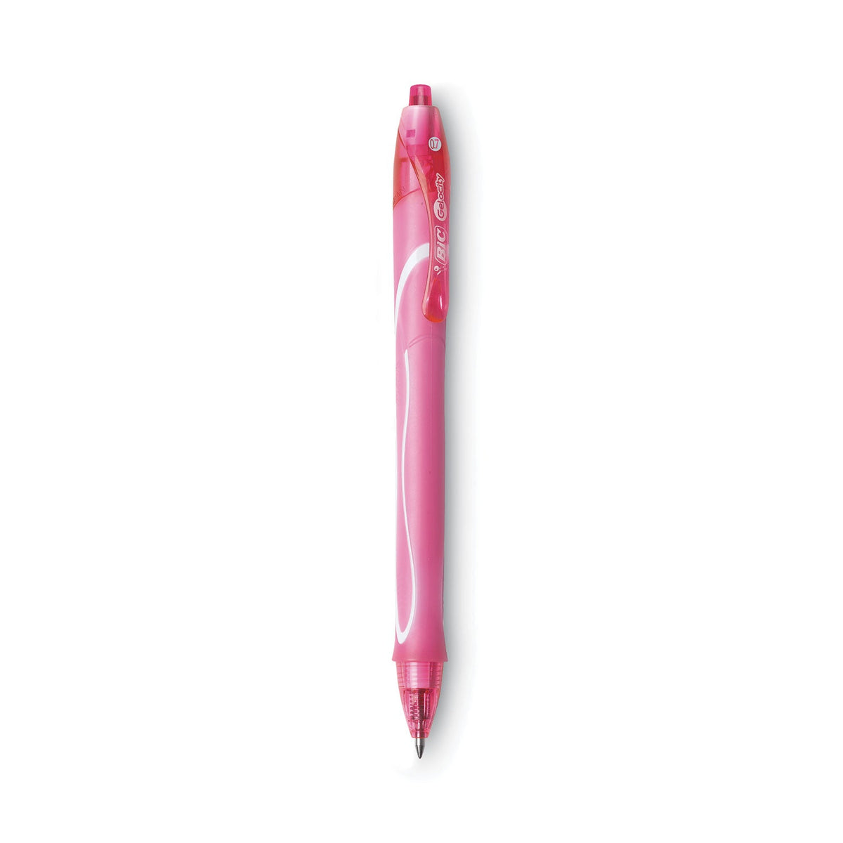 BIC Gel-ocity Quick Dry Gel Pen, Retractable, Fine 0.7 mm, 12 Assorted Ink and Barrel Colors, Dozen
