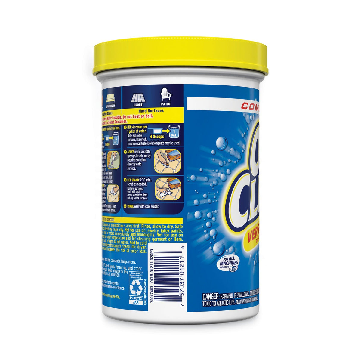 OxiClean Versatile Stain Remover, Unscented, 1.5 lb Box