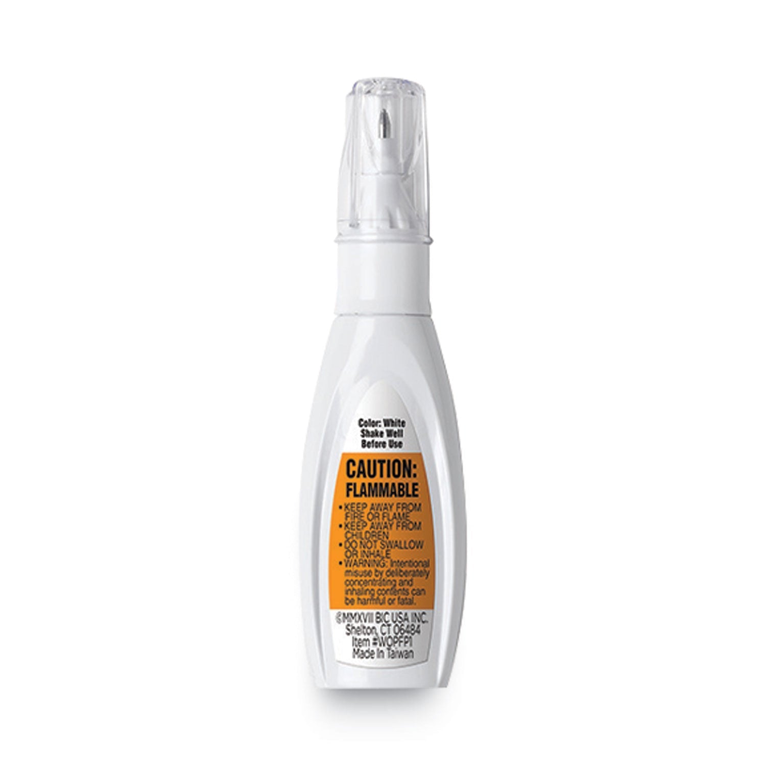 BIC Wite-Out 2-in-1 Correction Fluid, 15 mL Bottle, White