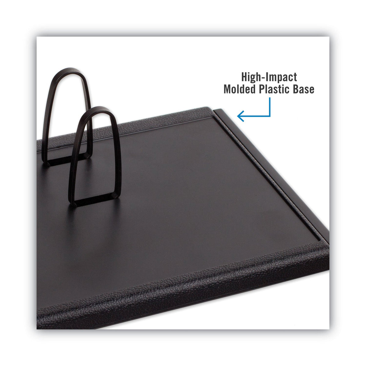AT-A-GLANCE Desk Calendar Base for Loose-Leaf Refill, 3 x 3.75, Black