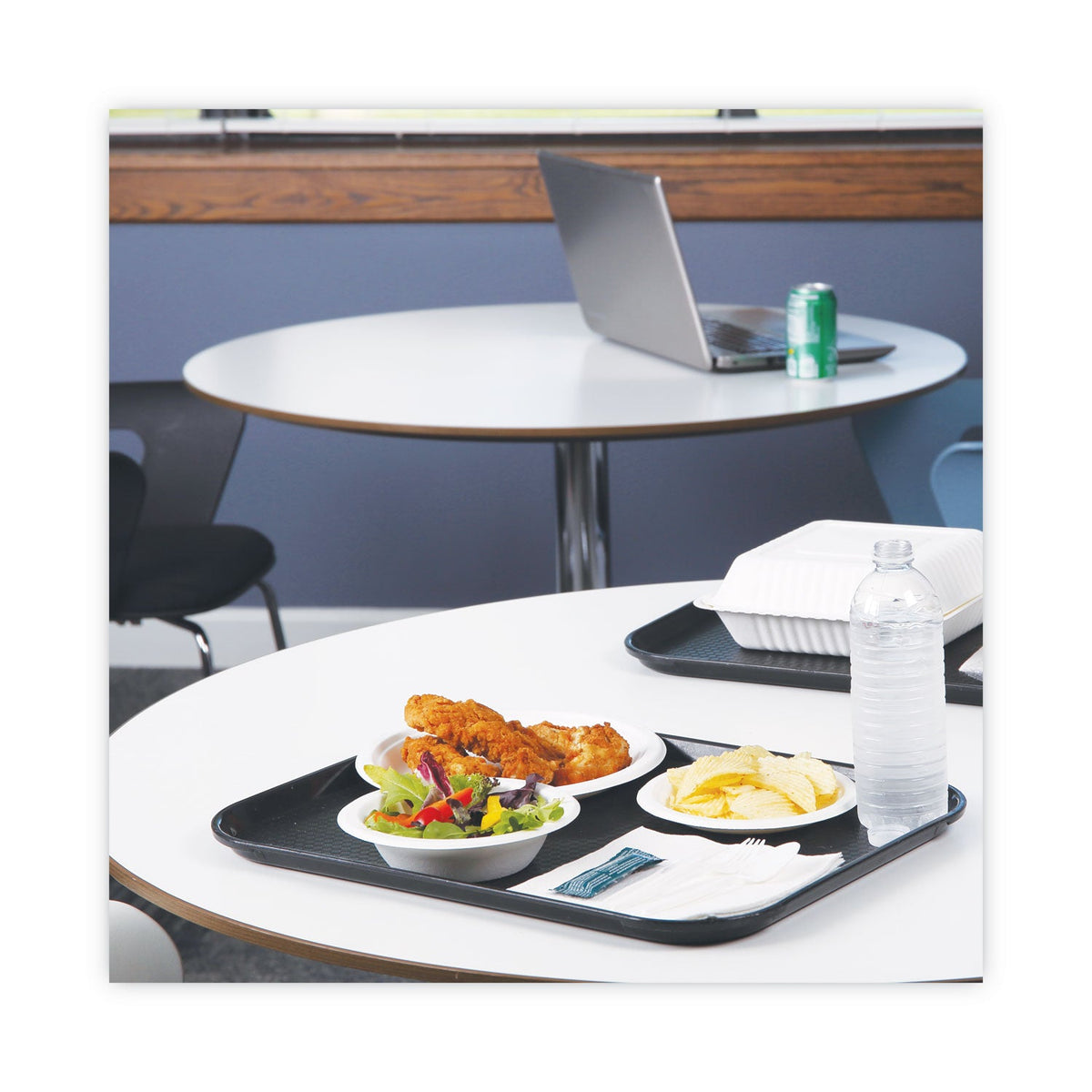 Boardwalk Bagasse Dinnerware, Bowl, 12 oz, White, 1,000/Carton