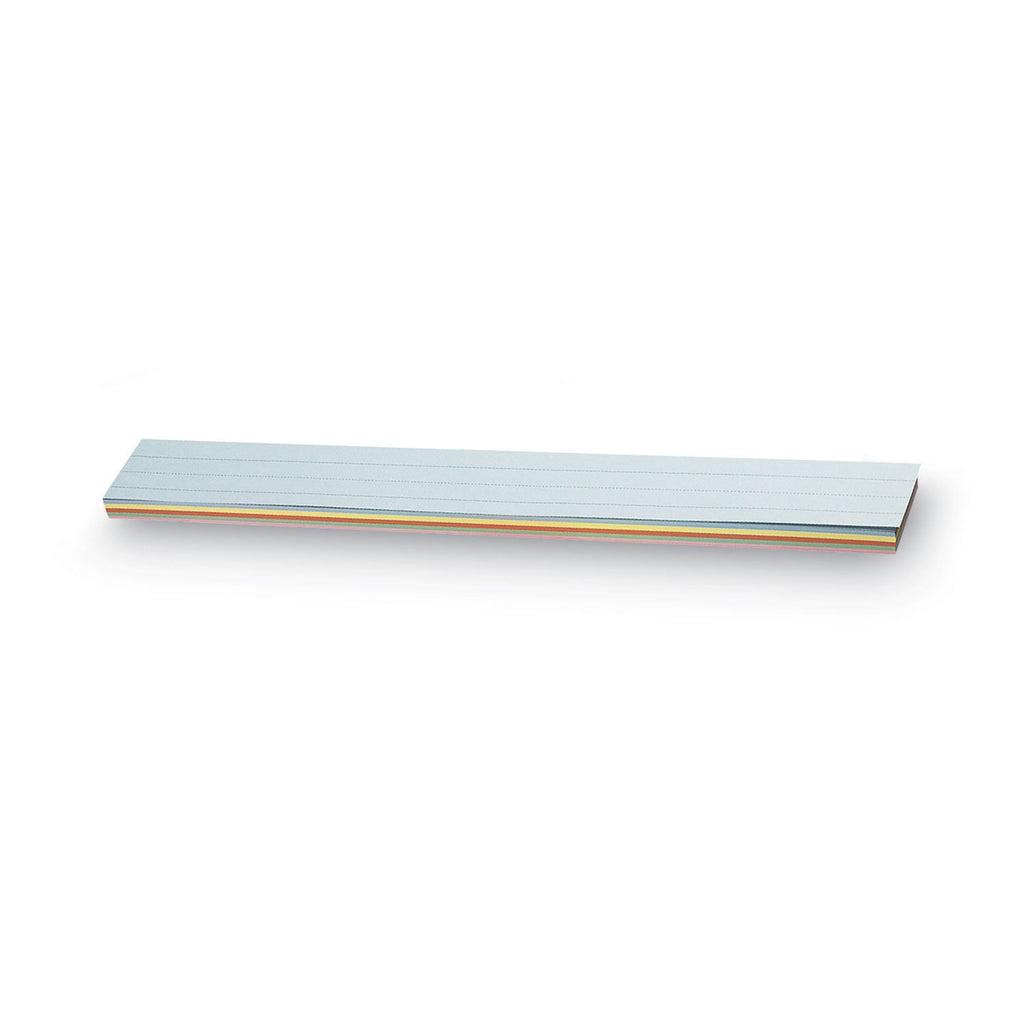 Pacon Sentence Strips, 24 x 3, Assorted Colors, 100/Pack