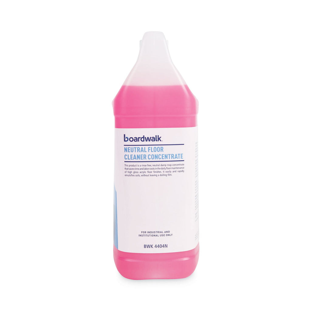 Boardwalk Neutral Floor Cleaner Concentrate, Lemon Scent, 1 gal Bottle