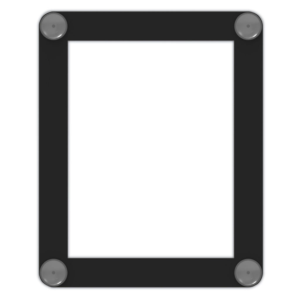 deflecto Superior Image Window Display, 8.5 x 11 Insert, Clear/Black