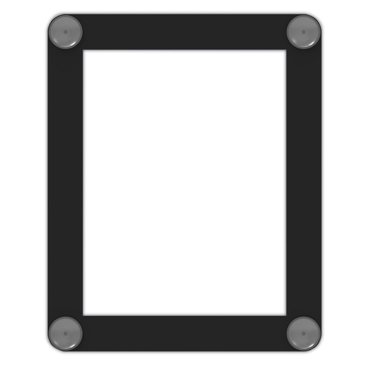 deflecto Superior Image Window Display, 8.5 x 11 Insert, Clear/Black