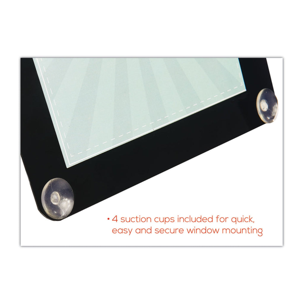 deflecto Superior Image Window Display, 8.5 x 11 Insert, Clear/Black