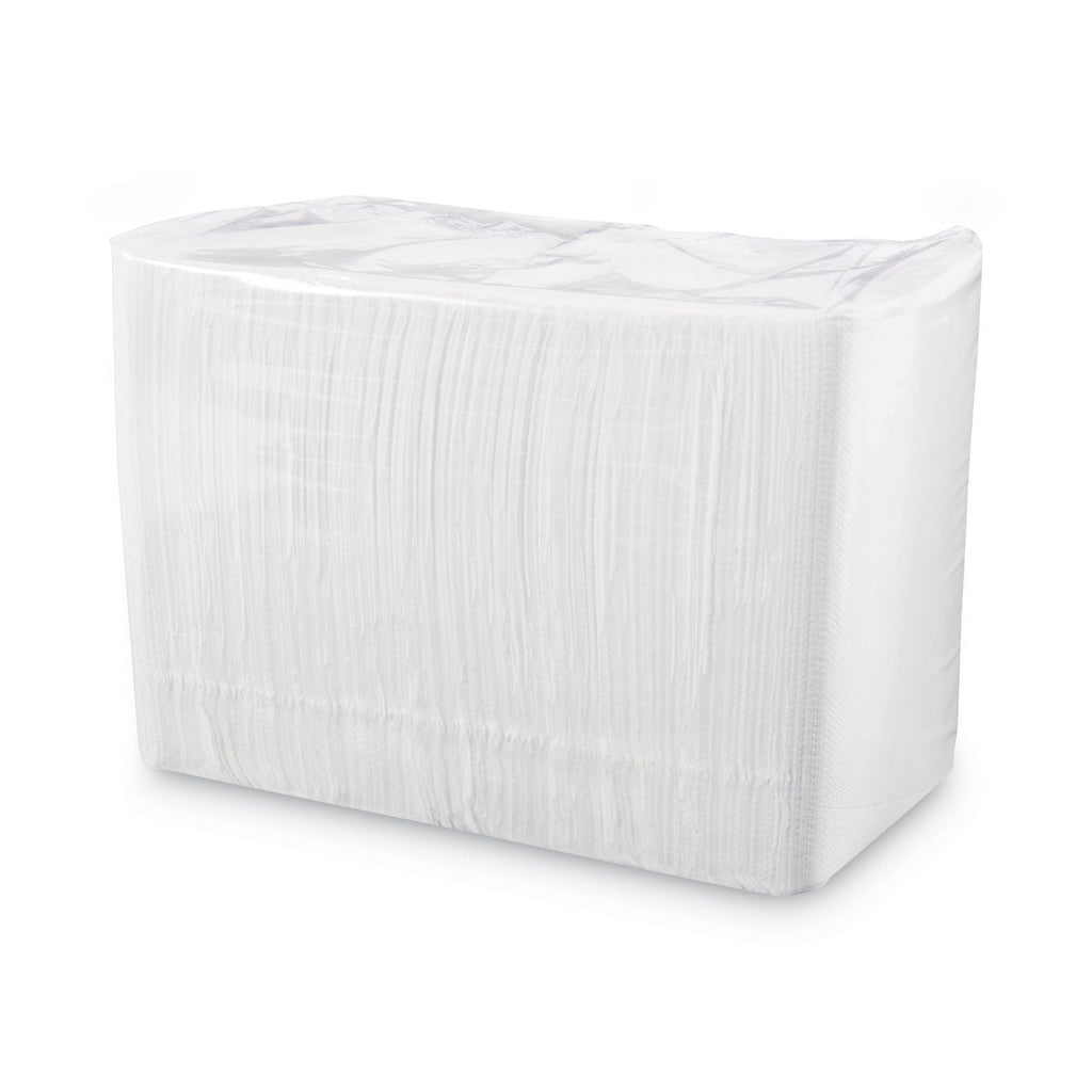 Boardwalk 1/4-Fold Lunch Napkins, 1-Ply, 12" x 12", White, 6000/Carton