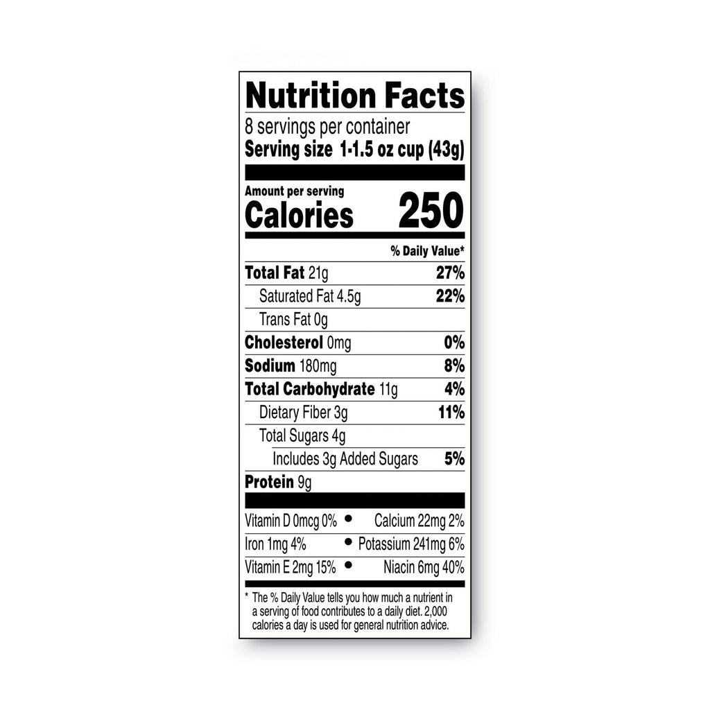 Jif To Go Spreads, Creamy Peanut Butter, 1.5 oz Cup, 8/Box