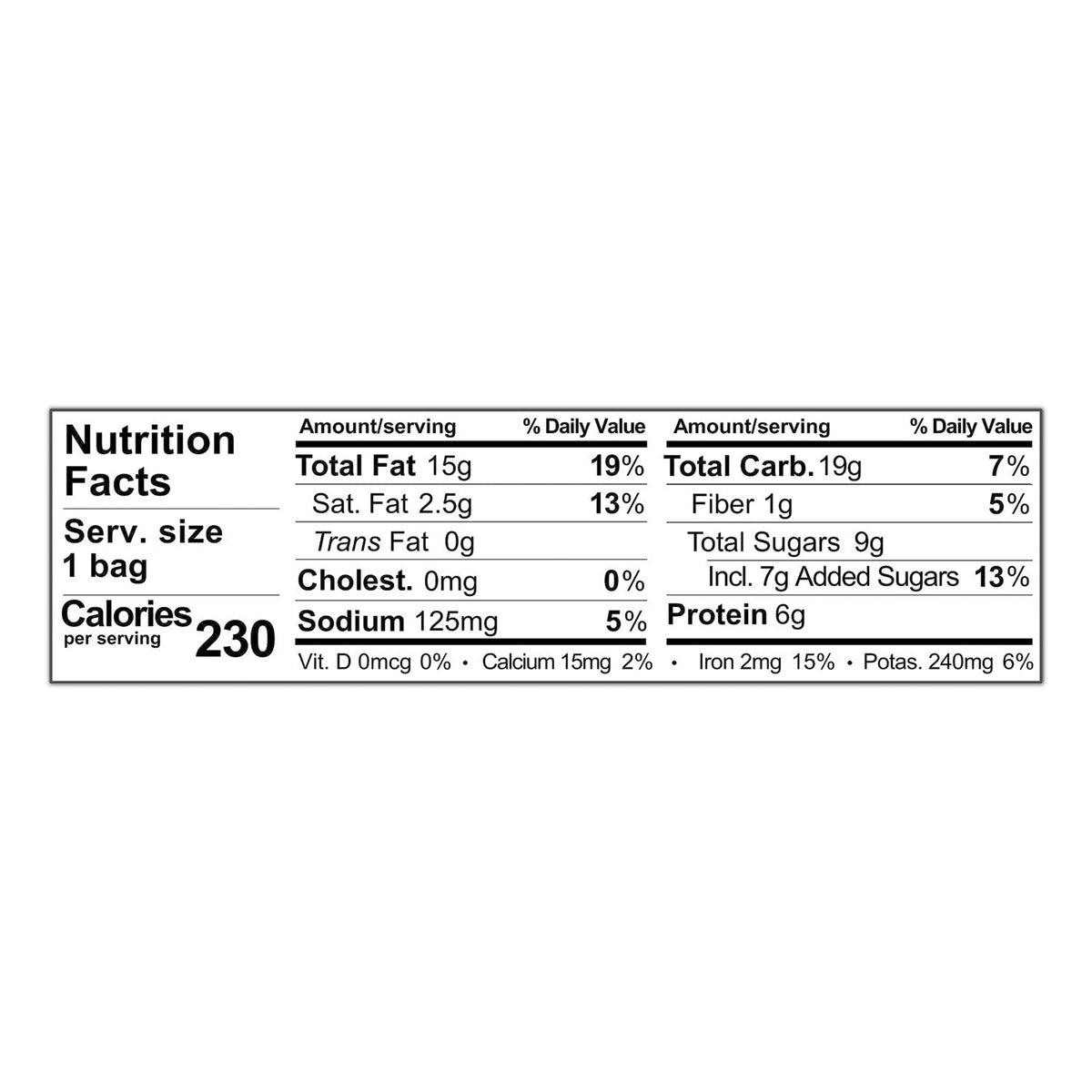 Sahale Snacks Glazed Mixes, Cashew Pom Vanilla, 1.5 oz, 18/Carton