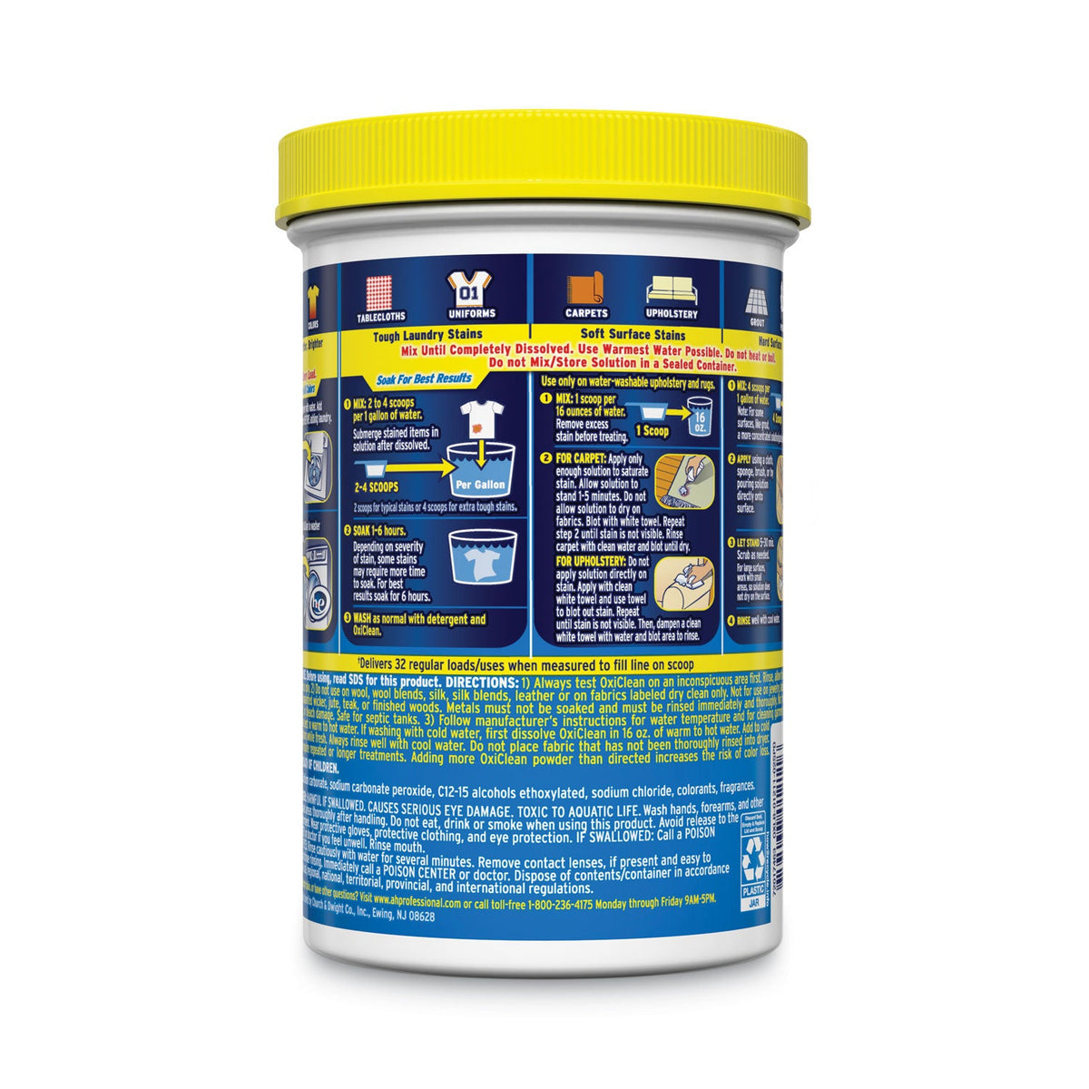 OxiClean Versatile Stain Remover, Unscented, 1.5 lb Box, 12/Carton