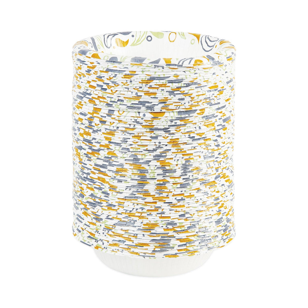 Boardwalk Deerfield Printed Paper Bowl, 12 oz, Coated/Soak Proof, Multicolor, 125/Pack, 8 Packs/Carton