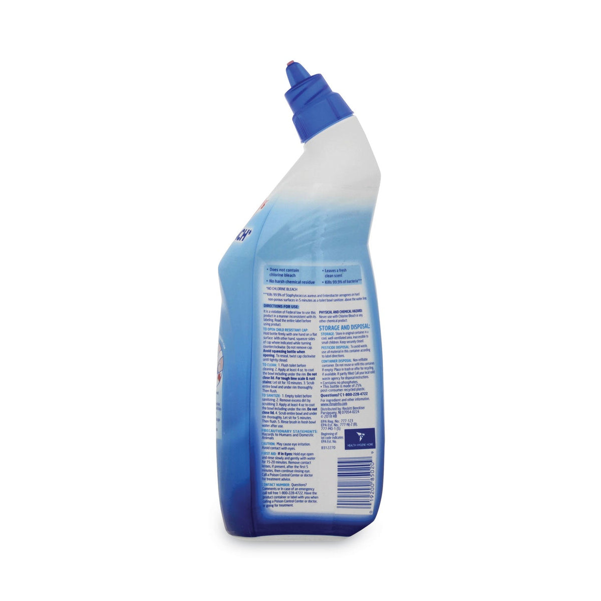 LYSOL Toilet Bowl Cleaner with Hydrogen Peroxide, Ocean Fresh, 24 oz, 2/Pack