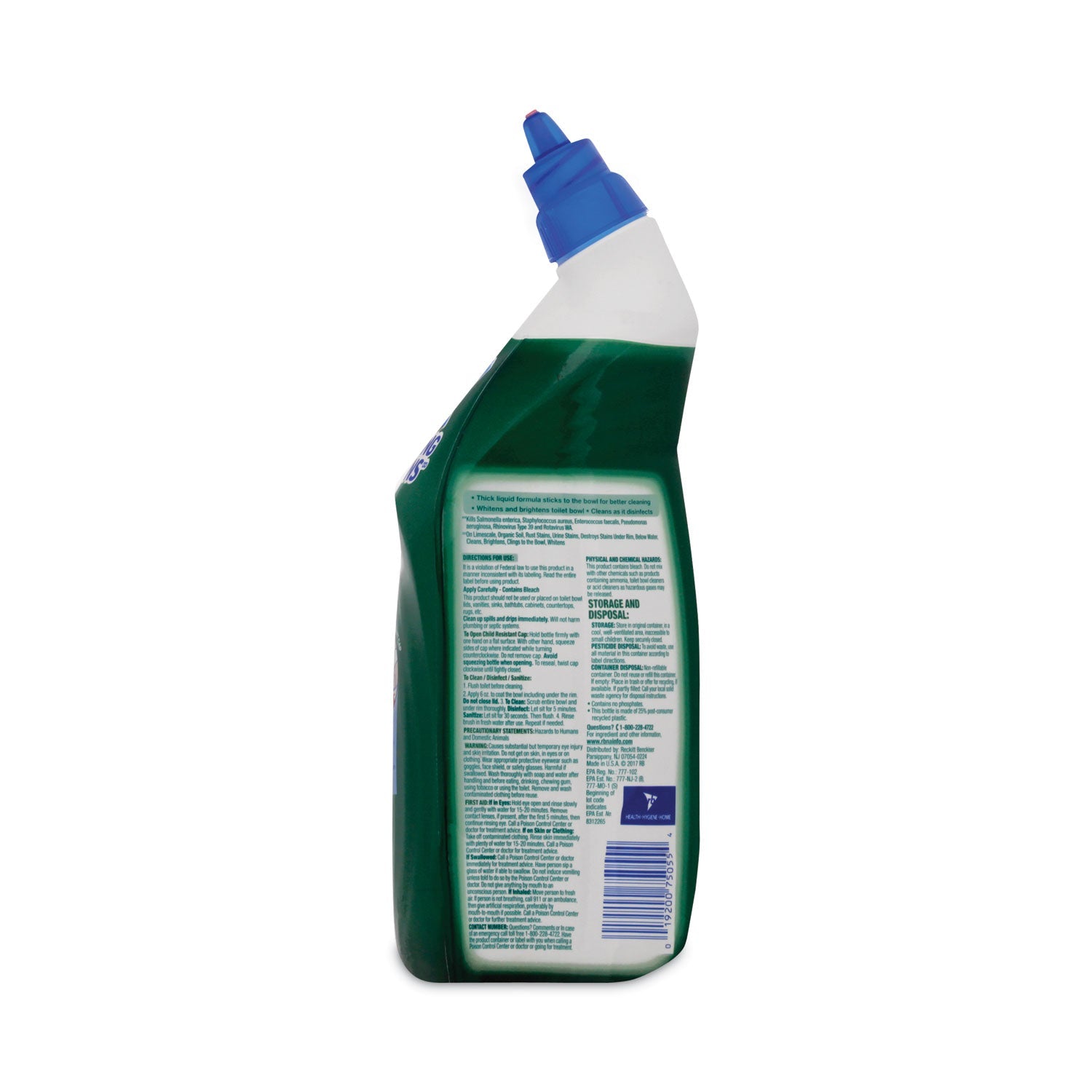 LYSOL Disinfectant Toilet Bowl Cleaner with Bleach, 24 oz, 2/Pack