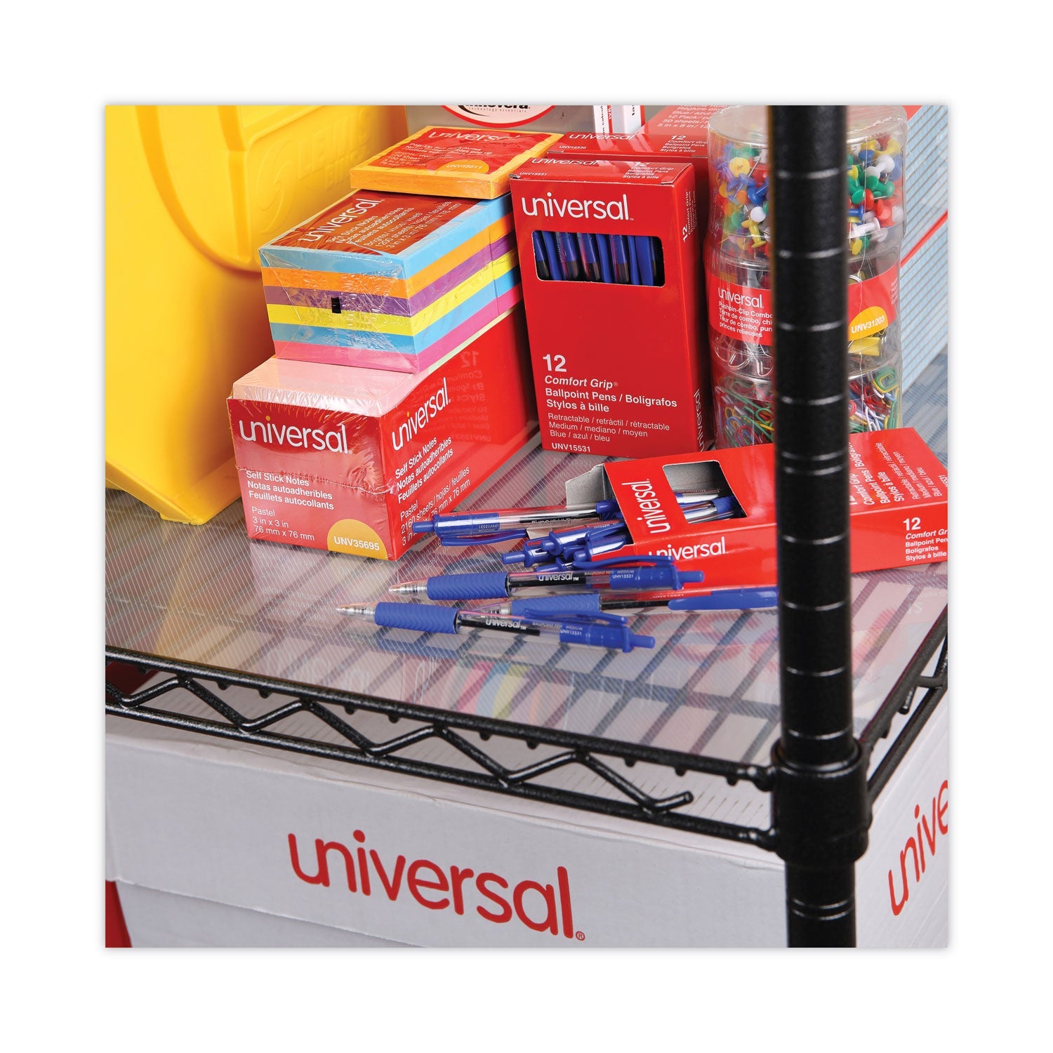 Alera Shelf Liners For Wire Shelving, Clear Plastic, 48w x 24d, 4/Pack