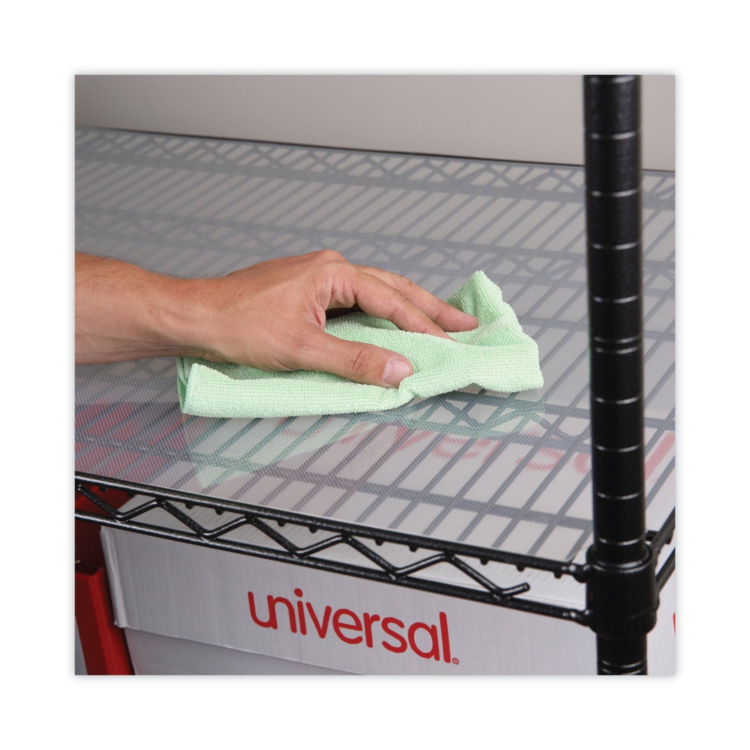 Alera Shelf Liners For Wire Shelving, Clear Plastic, 48w x 24d, 4/Pack