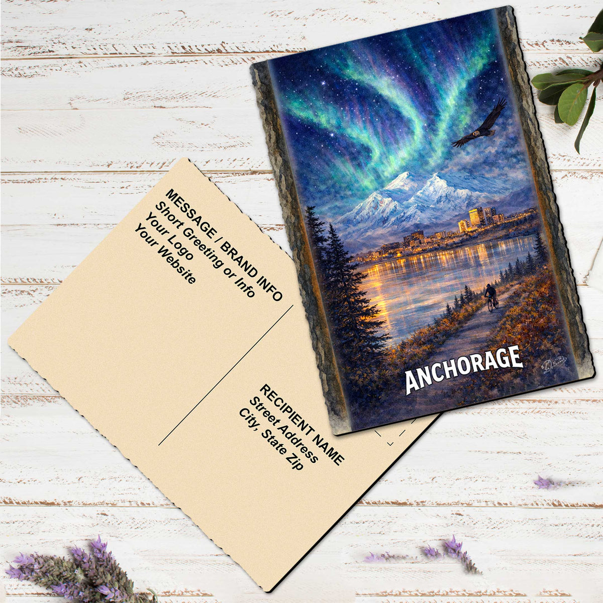Under the Aurora Greeting Card by G. Debrekht - 97131GC