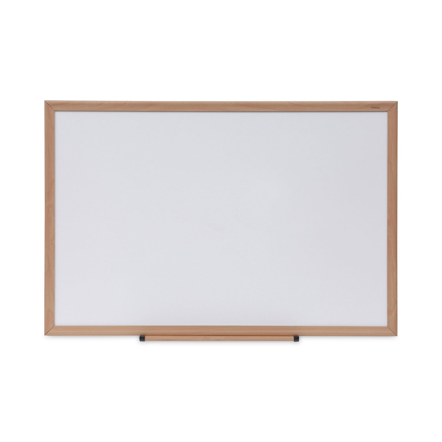 Universal Dry Erase Board, Melamine, 36 x 24, Oak Frame