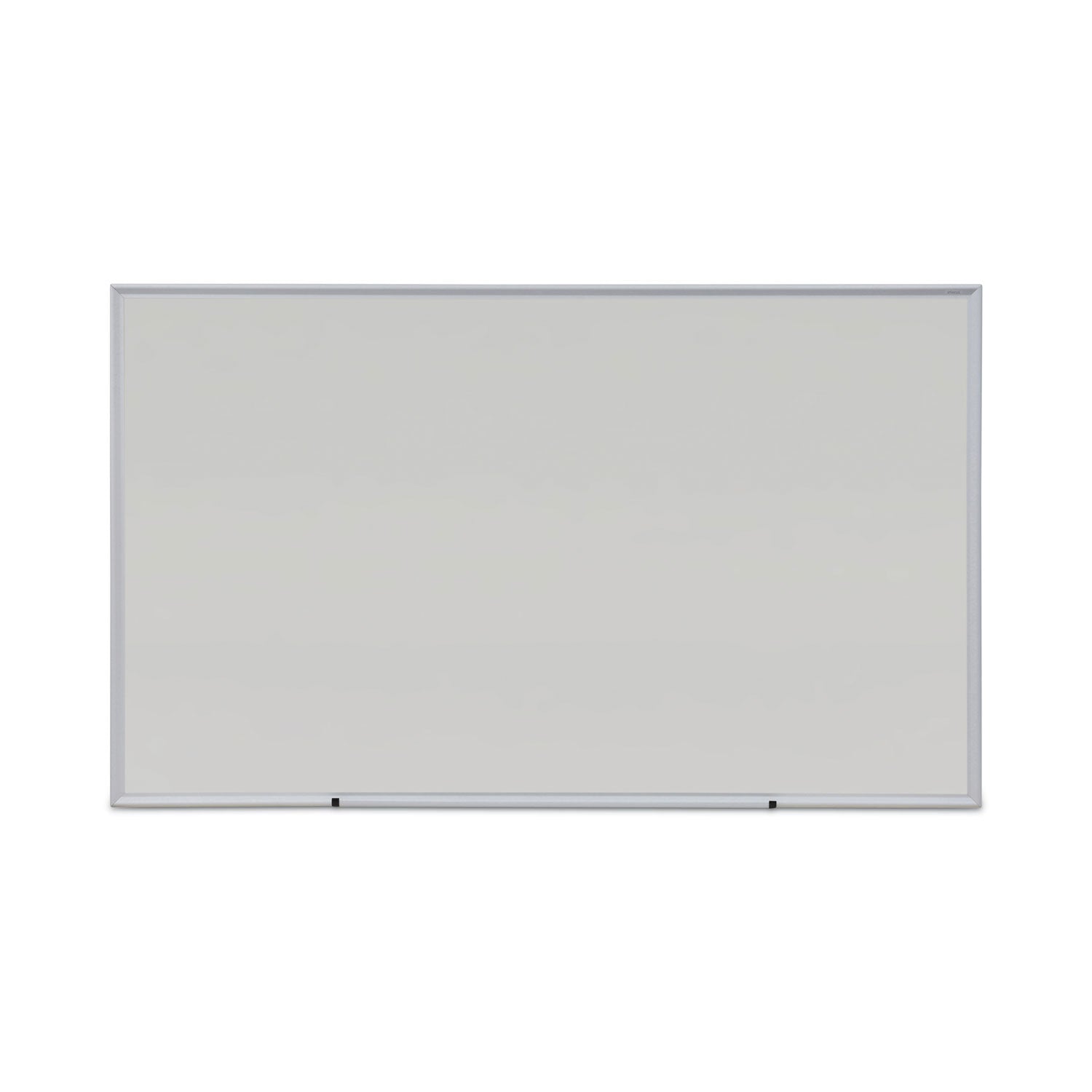 Universal Dry Erase Board, Melamine, 60 x 36, Satin-Finished Aluminum Frame