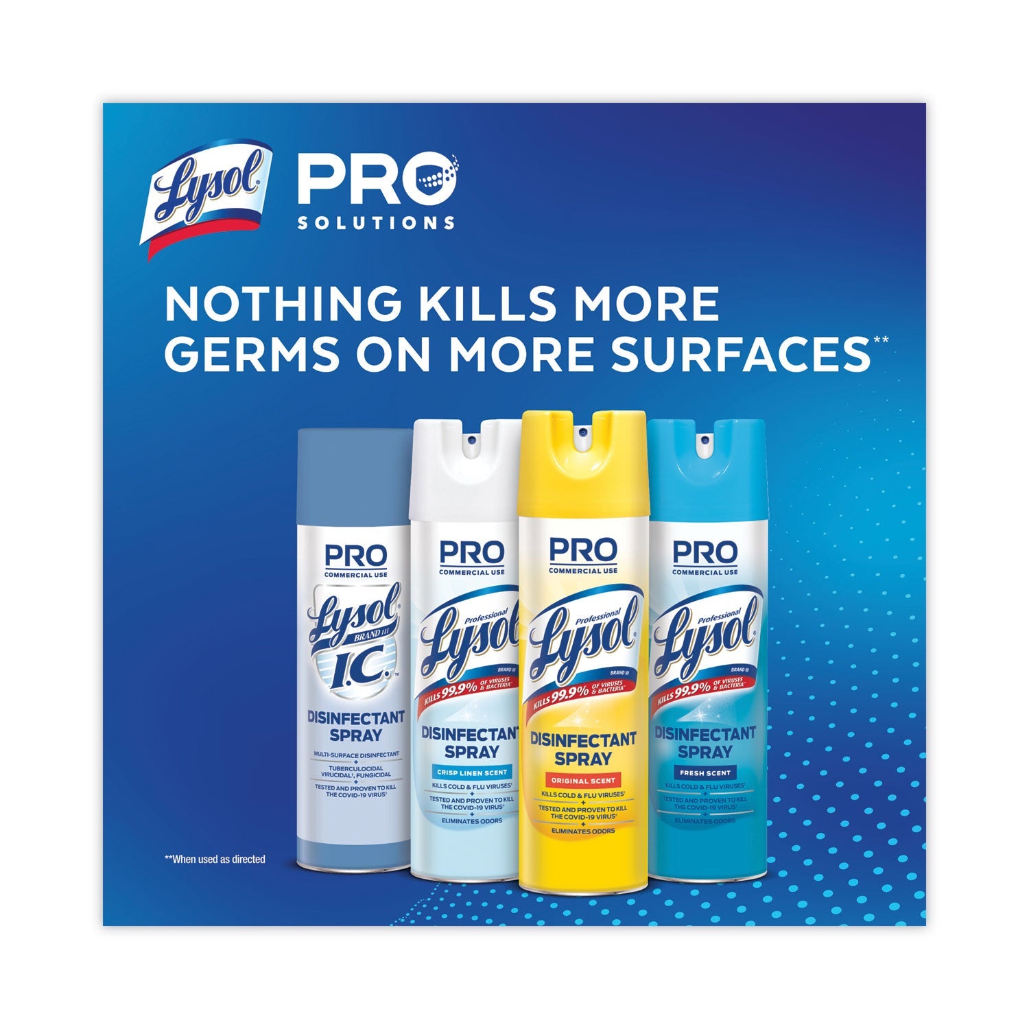 Professional LYSOL Disinfectant Spray, Original Scent, 19 oz Aerosol Spray