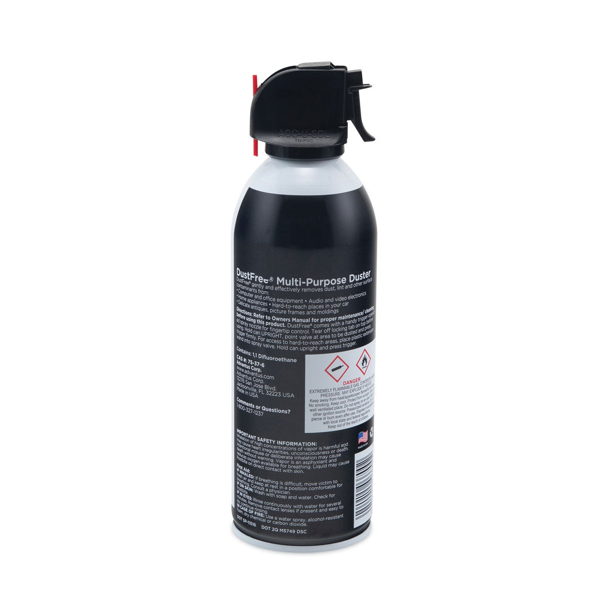 Read Right DustFree Multipurpose Duster, 10 oz Can, 6/Pack