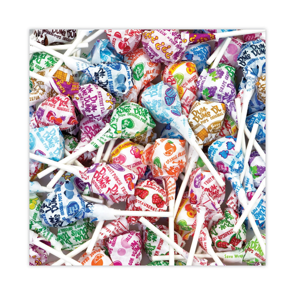 Spangler Dum-Dum-Pops, Assorted Flavors, Individually Wrapped, Bulk 30 lb Carton
