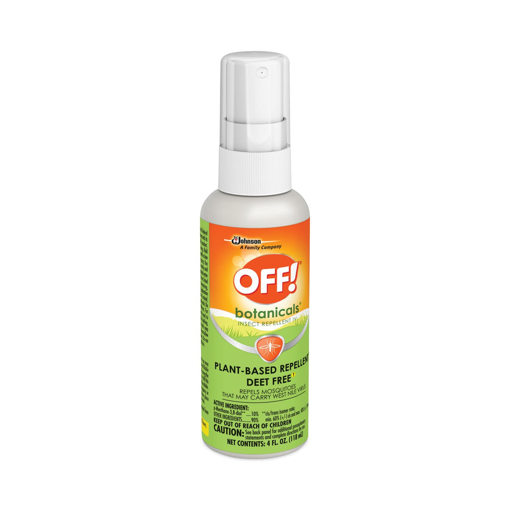 OFF! Botanicals Insect Repellent, 4 oz Bottle, 8/Carton