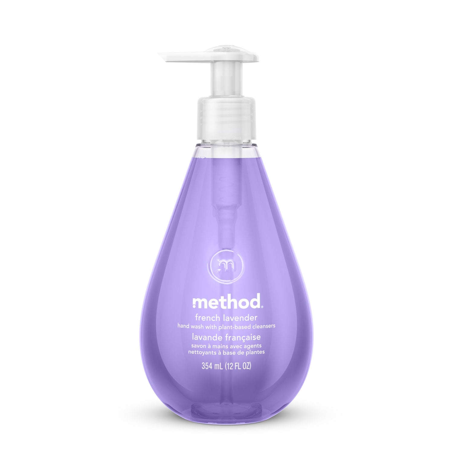 Method Gel Hand Wash, French Lavender, 12 oz Pump Bottle