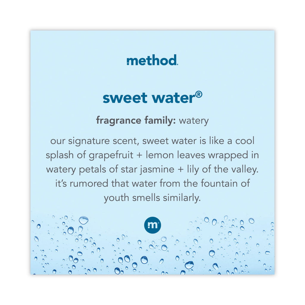 Method Gel Hand Wash, Sweet Water, 12 oz Pump Bottle