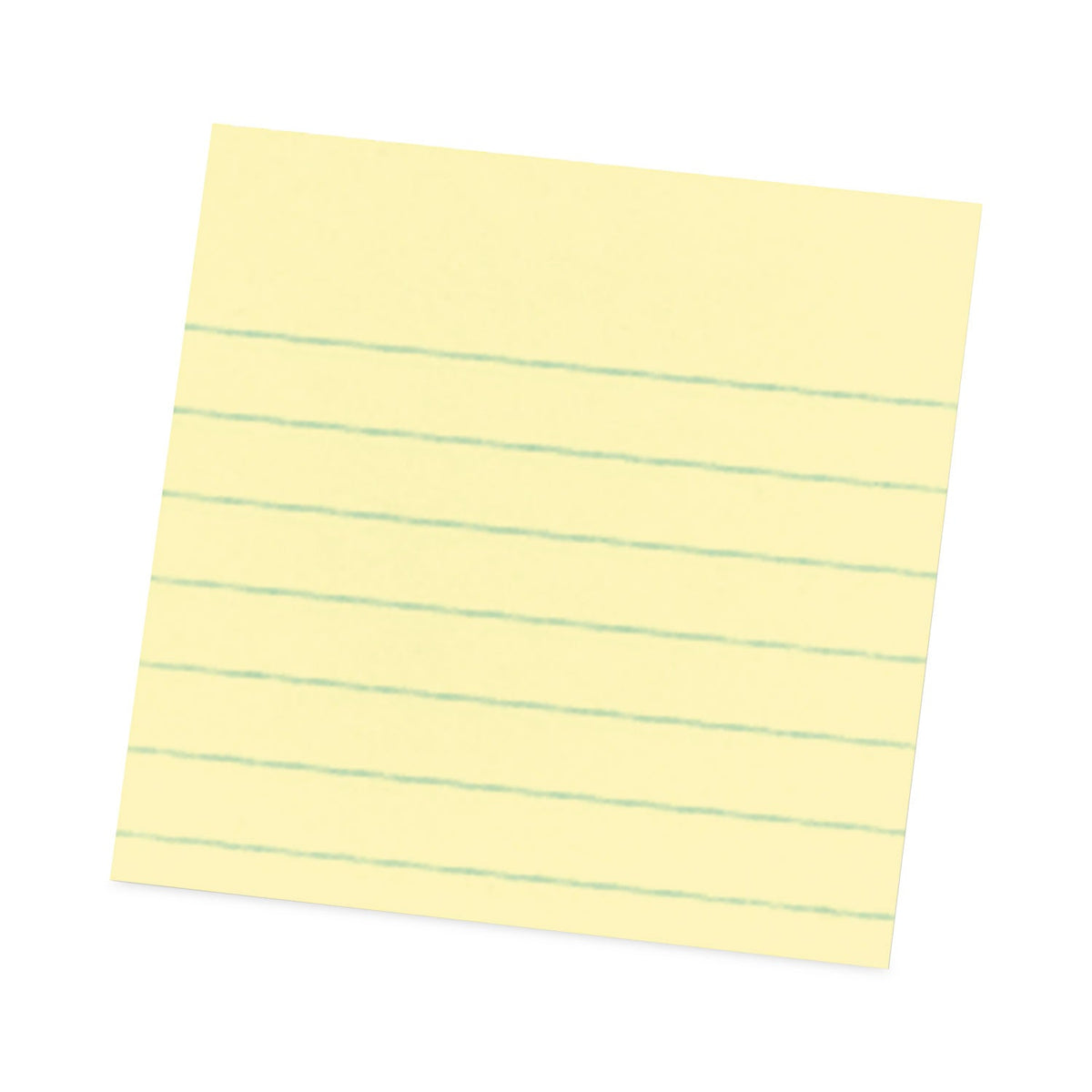 Post-it Pads in Canary Yellow, Cabinet Pack, Note Ruled, 4" x 4", 90 Sheets/Pad, 12 Pads/Pack