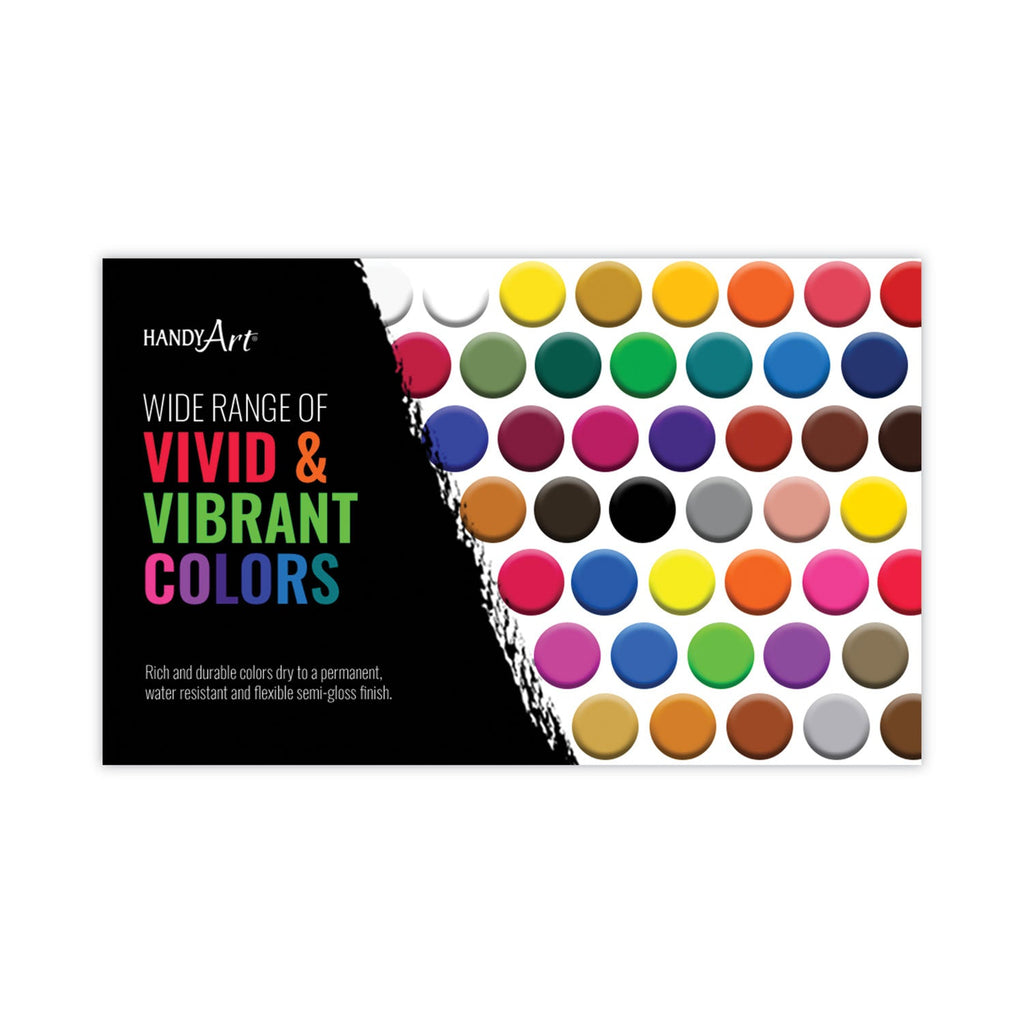 Handy Art Acrylic Paint, Black, 64 oz Bottle