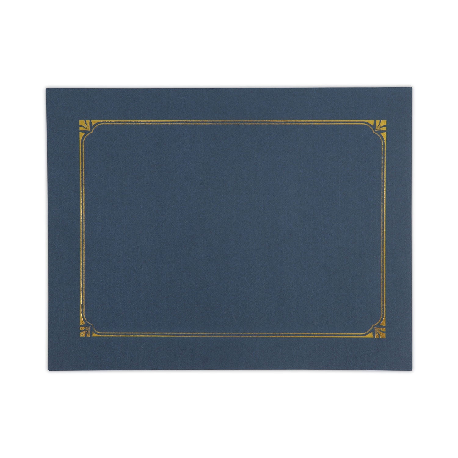 Universal Certificate/Document Cover, 8.5 x 11; 8 x 10; A4, Navy, 6/Pack