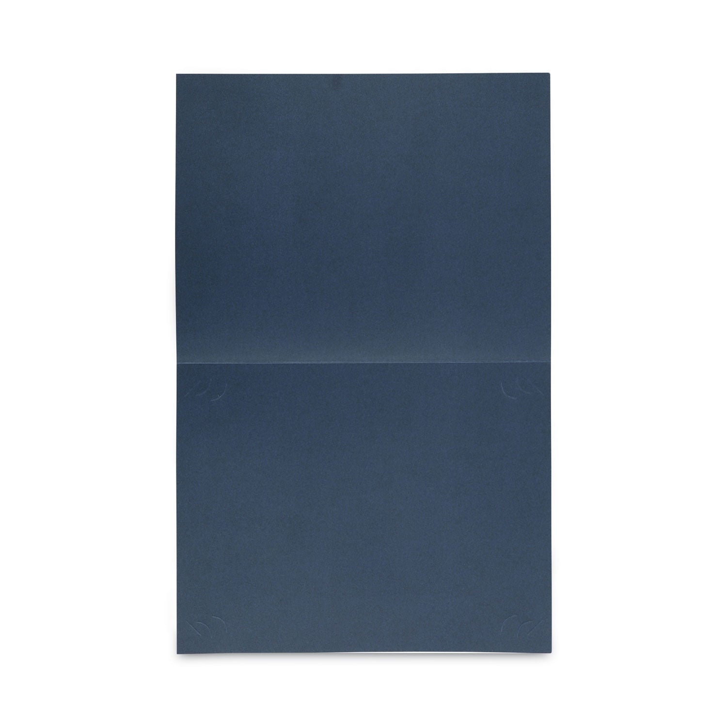 Universal Certificate/Document Cover, 8.5 x 11; 8 x 10; A4, Navy, 6/Pack