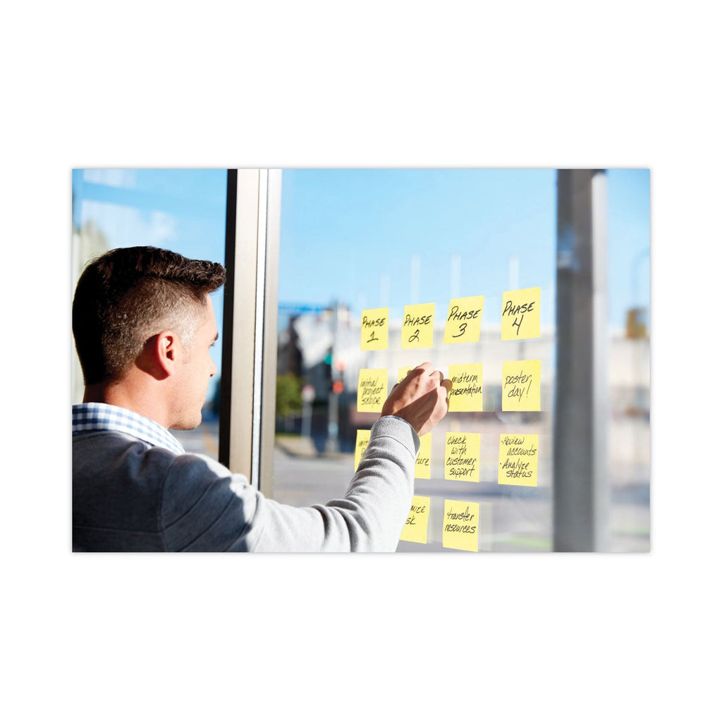 Post-it Pads in Canary Yellow, Cabinet Pack, 3" x 3", 90 Sheets/Pad, 24 Pads/Pack