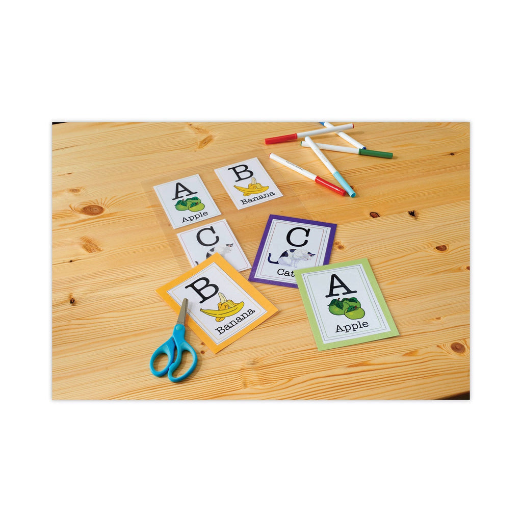 Scotch Self-Sealing Laminating Pouches, 12.5 mil, 2.81" x 4.5", Gloss Clear, 5/Pack