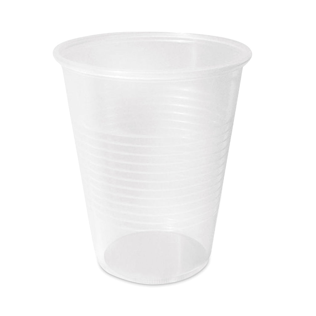 Plastifar Plastic Cold Cups, 12 oz, Translucent, 1,000/Carton