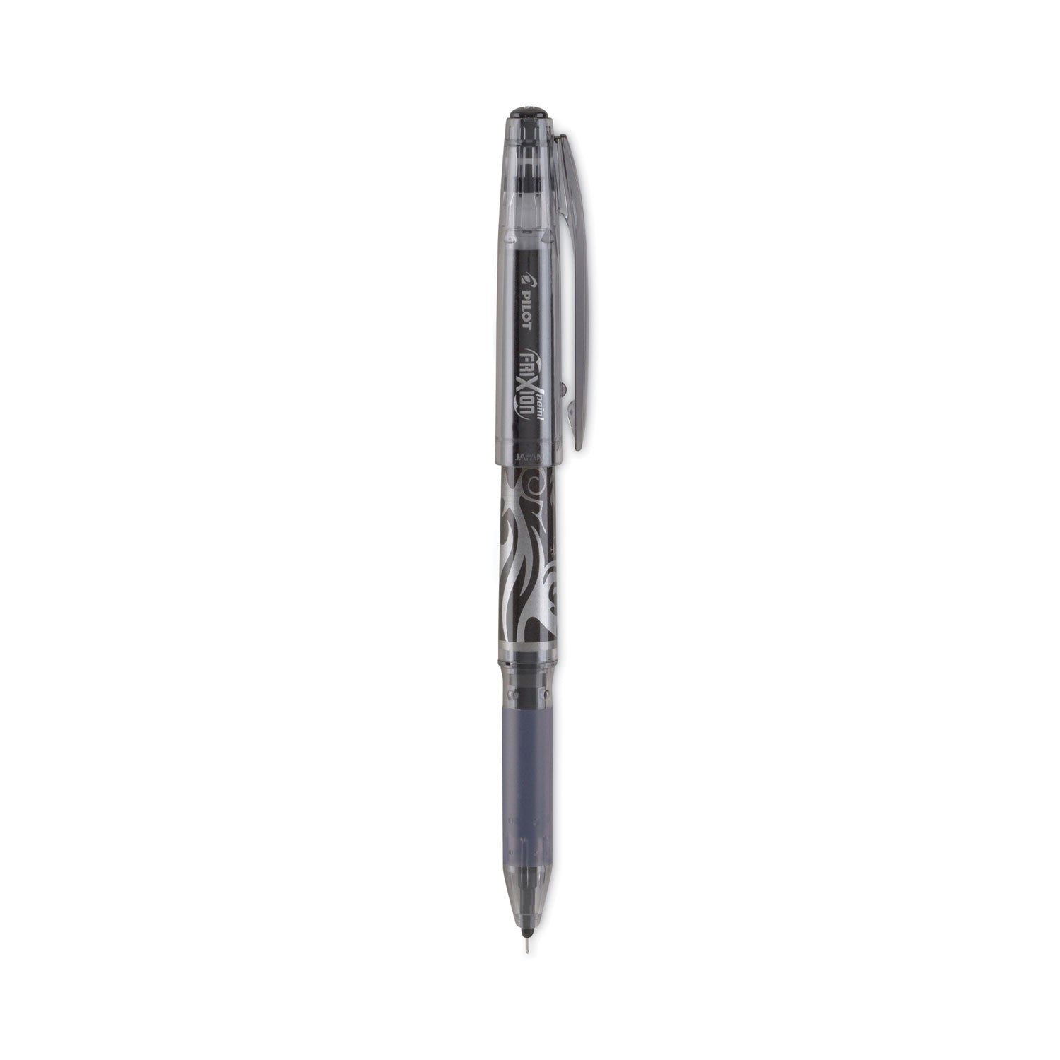 Pilot FriXion Point Erasable Gel Pen, Stick, Extra-Fine 0.5 mm, Black Ink, Black Barrel
