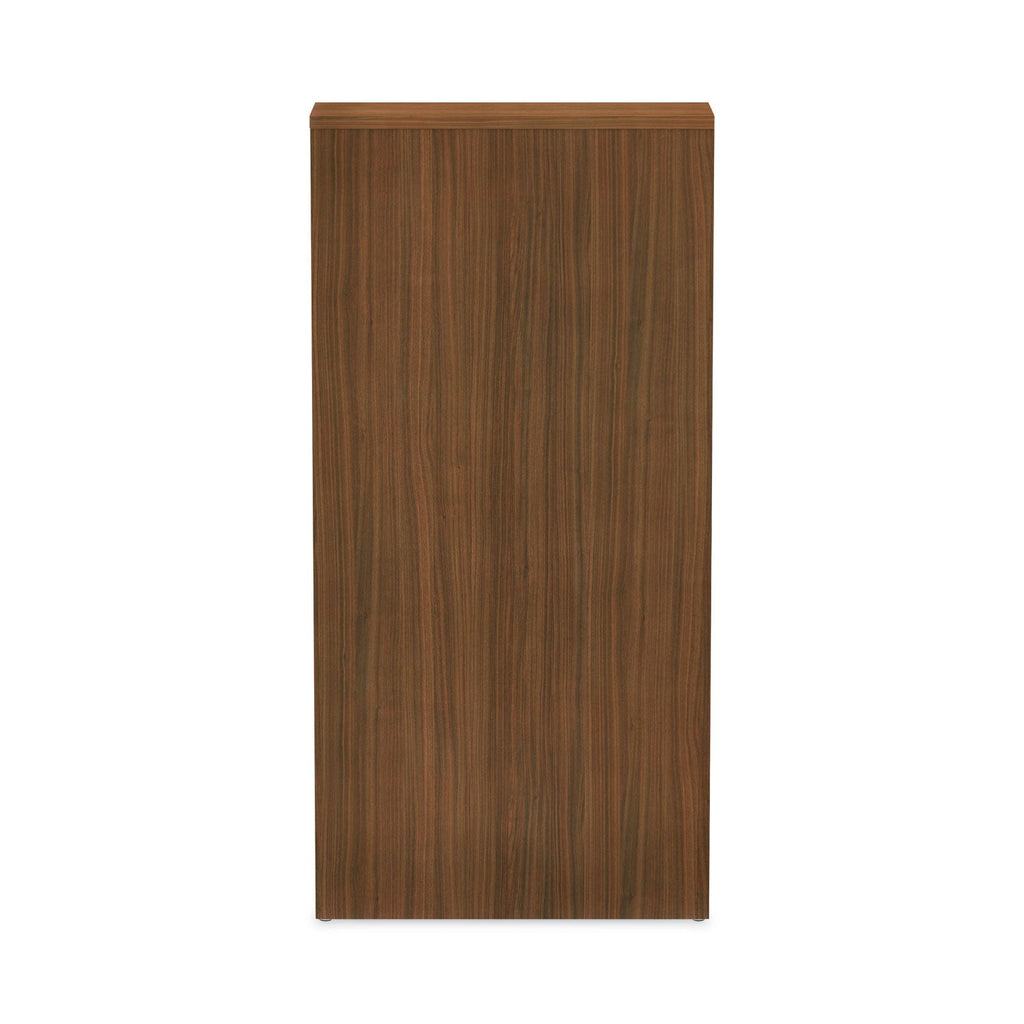 Alera Valencia Series Bookcase, Five-Shelf, 31.75w x 14d x 64.75h, Modern Walnut