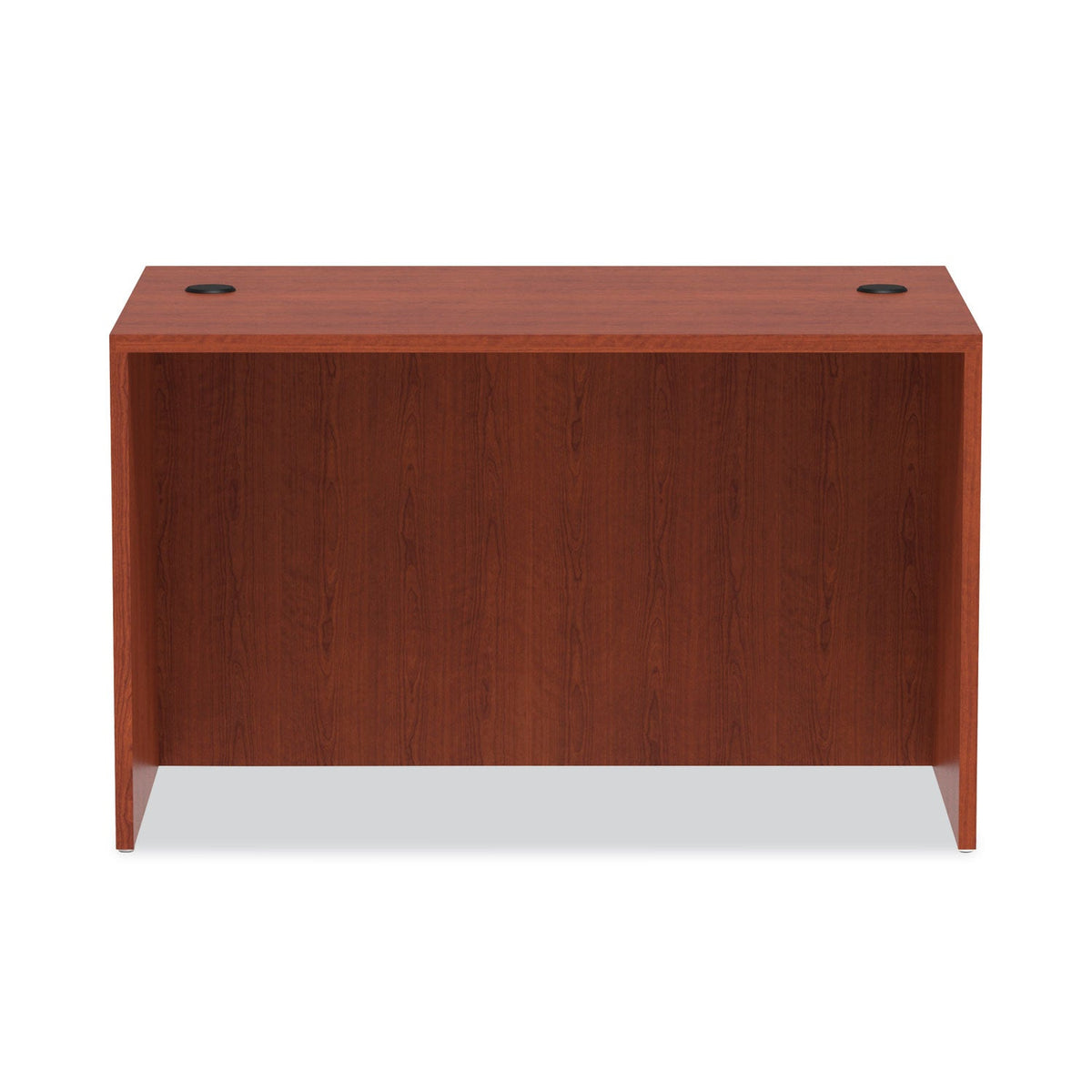 Alera Valencia Series Straight Front Desk Shell, 47.25" x 29.5" x 29.63", Medium Cherry